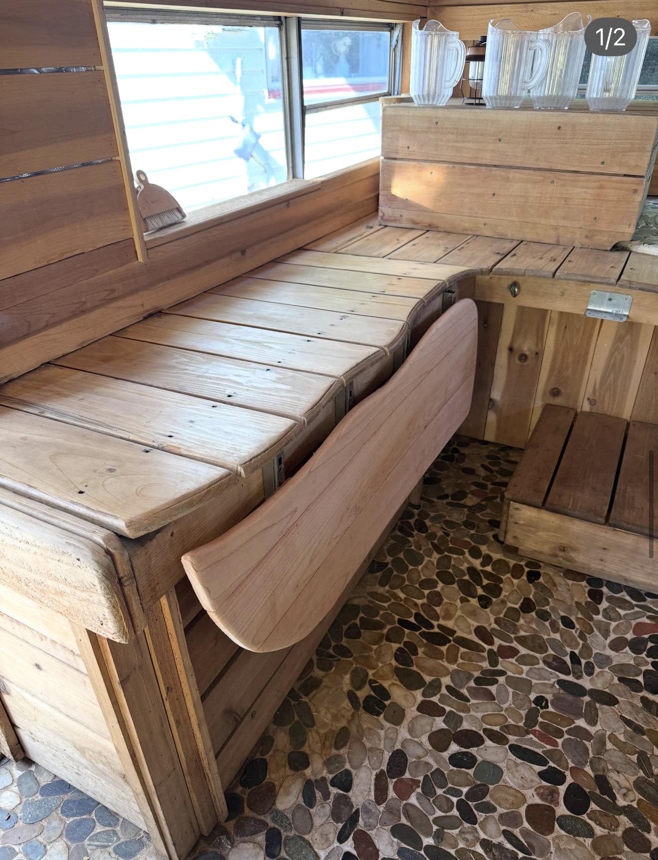 Cedar bench